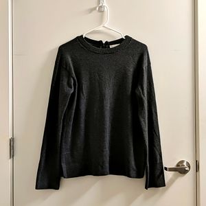 H&M conscious dark gray sweater